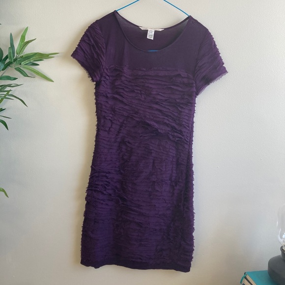 DVF purple mini dress - Picture 2 of 8